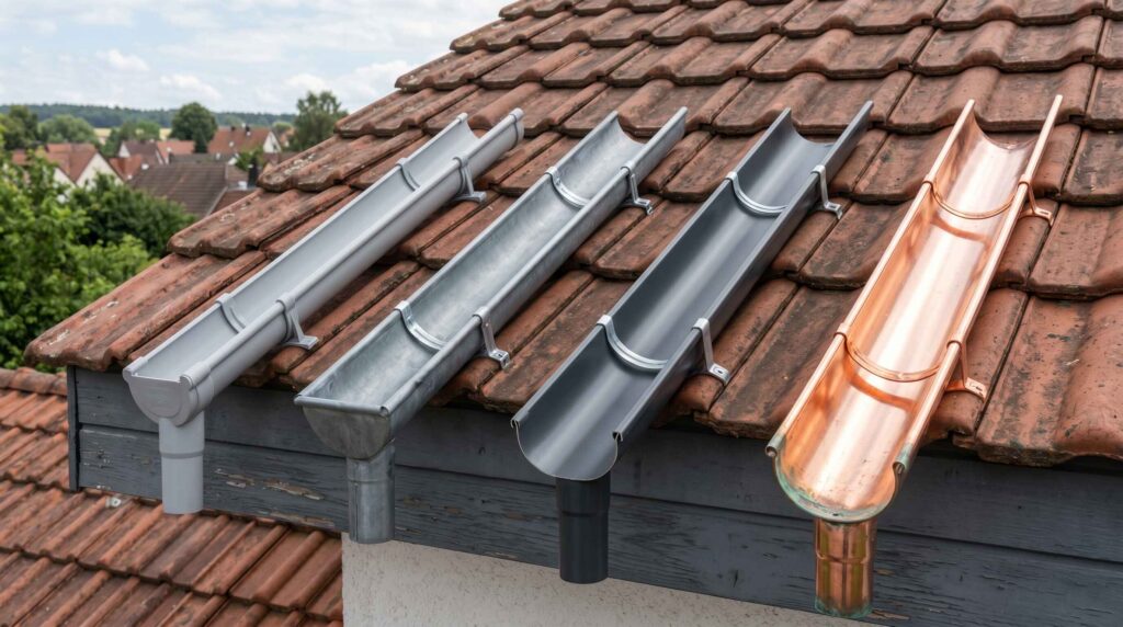 choix-des-matériaux-et-impact-sur-le-prix-gouttière-toiture