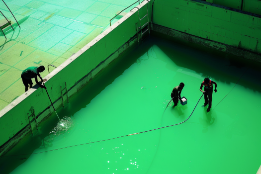 prix nettoyage piscine verte