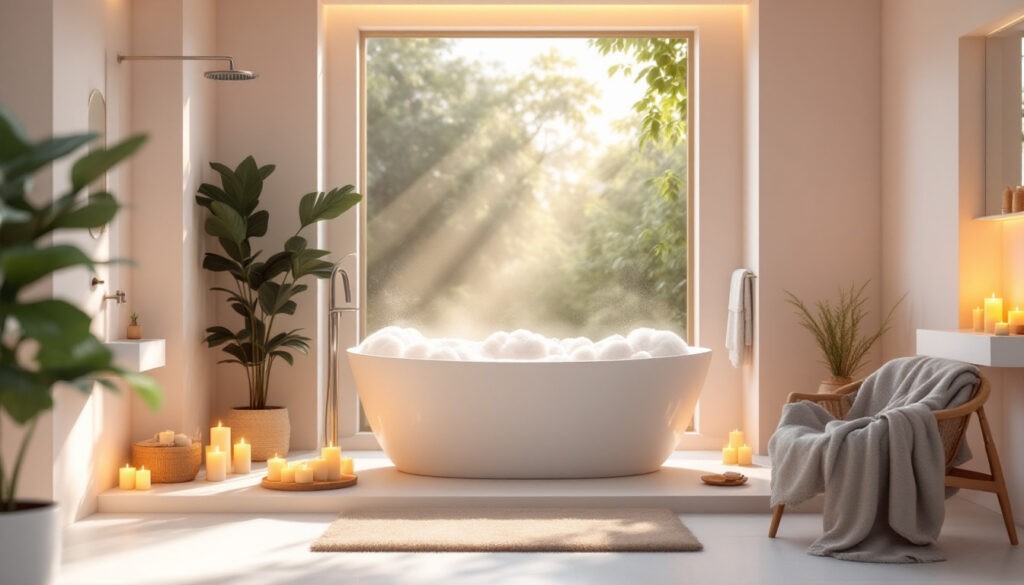 découvrez comment concevoir un éclairage de salle de bain qui transforme votre espace en un véritable sanctuaire de bien-être. apprenez à jouer avec les lumières, les ambiances et les conseils pratiques pour créer un havre de paix relaxant.