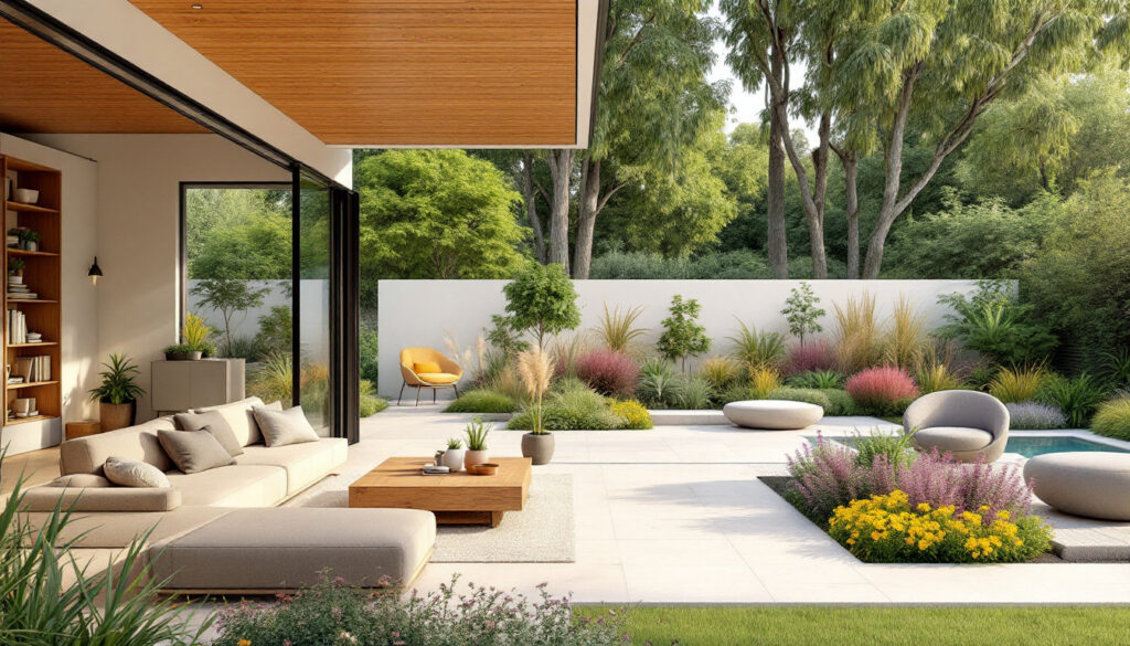 découvrez des conseils pratiques pour aménager un jardin moderne qui crée une parfaite harmonie entre votre espace intérieur et extérieur. transformez votre jardin en un véritable havre de paix grâce à des astuces de design innovantes et une sélection judicieuse de plantes.
