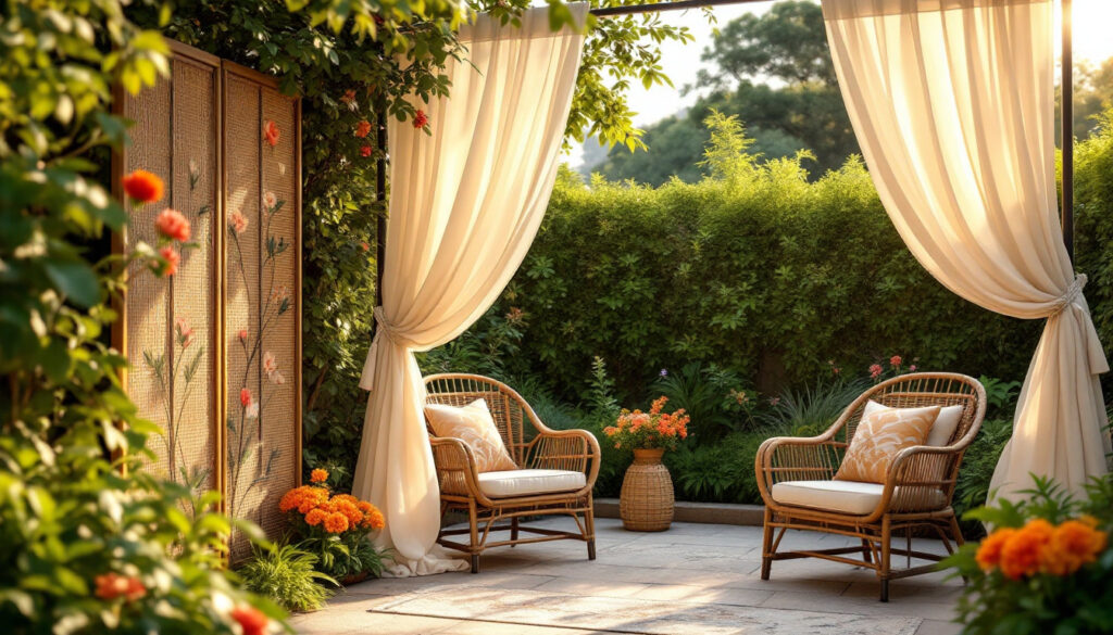 découvrez 8 solutions astucieuses pour transformer votre patio en un espace intime et cosy. apprenez comment créer une atmosphère de retrait parfaite grâce à des astuces de privacy efficaces et faciles à mettre en œuvre.