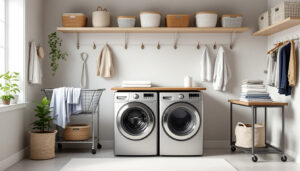 découvrez les éléments essentiels à intégrer dans votre buanderie pour allier fonctionnalité et style. explorez des astuces astucieuses des designers pour optimiser l'espace et rendre cet espace incontournable aussi pratique qu'esthétique.