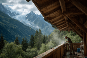Professionnel du traitement des bois de chalet et ossature bois en Savoie et Haute-Savoie