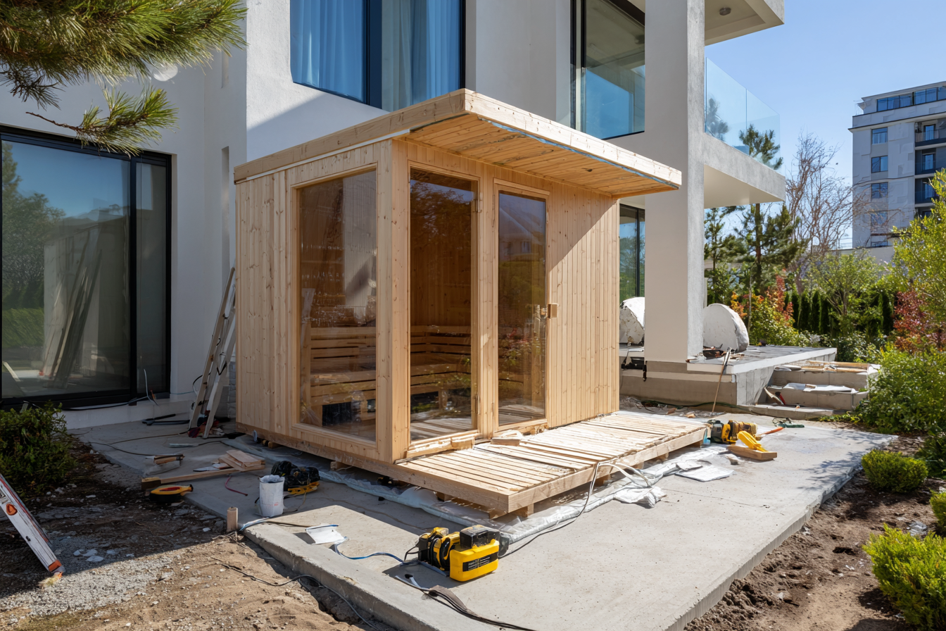 installation d’un sauna
