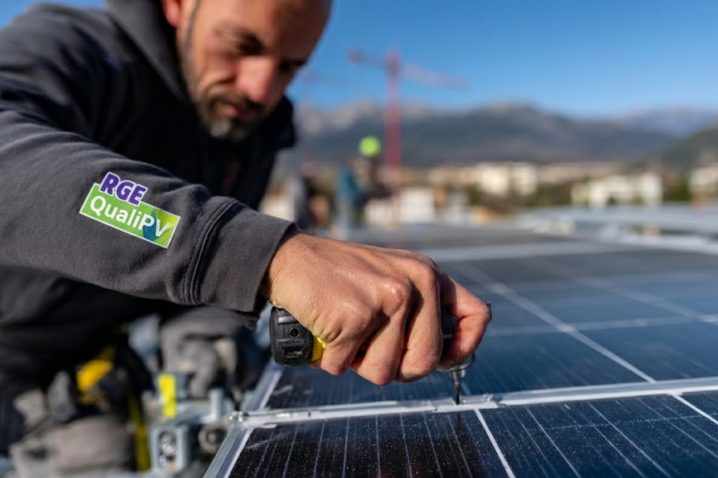 Un installateur de panneaux solaires à Chambéry qui possède un label RGE