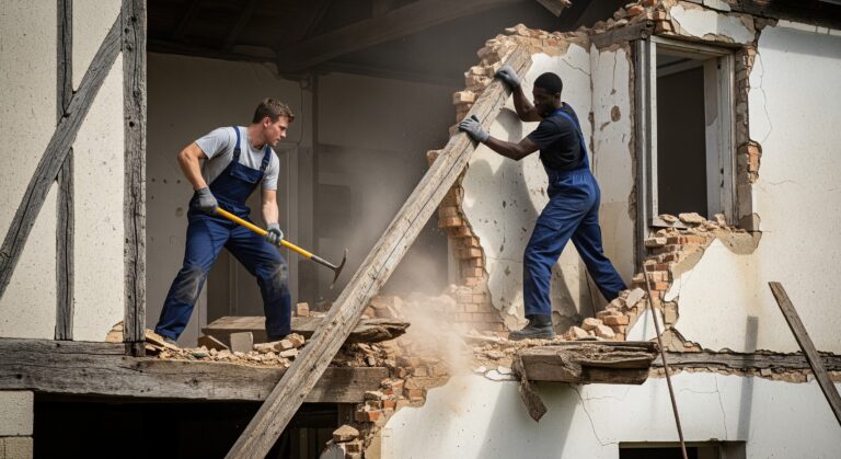 Au coeur de la démolition