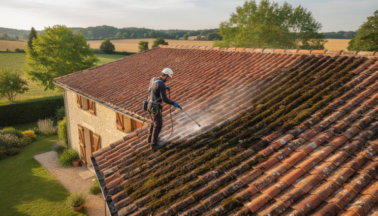 nettoyage de toiture à crespières : découvrez les solutions efficaces et adaptées pour entretenir et préserver les maisons de campagne dans la région.