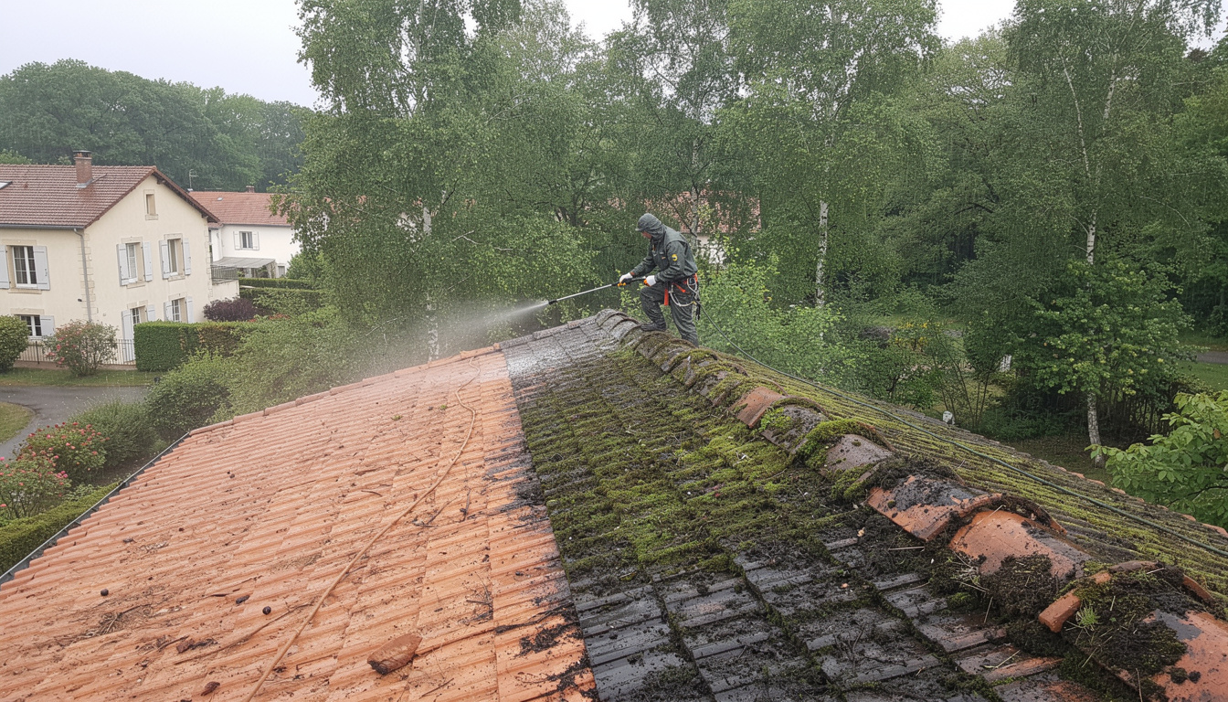 découvrez nos services de nettoyage de toiture à l'étang-la-ville, pour préserver et entretenir efficacement votre toit dans un cadre naturel à l'ombre de la forêt de marly.