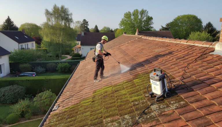 découvrez nos services de nettoyage de toiture à orgeval utilisant des méthodes écologiques et respectueuses de l'environnement pour préserver votre toit et la nature.