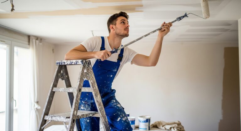 Peinture du plafond