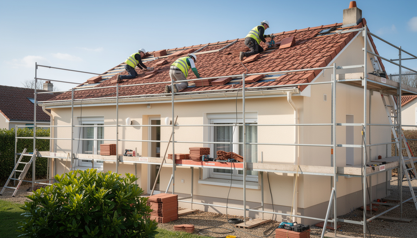 expert en réfection de toiture à jouars-pontchartrain, nous vous accompagnons pour rénover efficacement votre toit en pleine vallée de chevreuse, alliant qualité et durabilité.