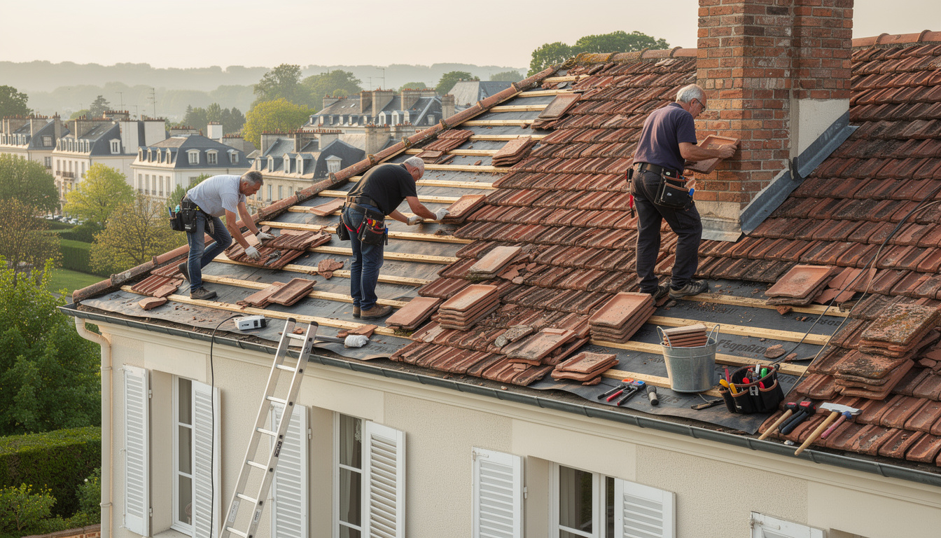 expert en réfection de toiture à saint-cyr-l'école, nous rénovons votre pavillon avec soin, à proximité de versailles, pour assurer confort et durabilité.