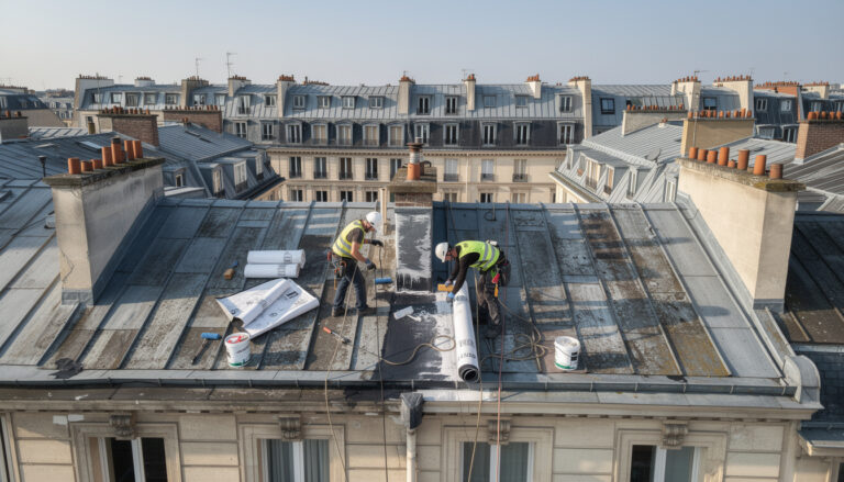 hydrofuge de toiture dans le 11e arrondissement : protégez votre bâtiment ancien des infiltrations d'eau grâce à nos solutions efficaces pour préserver la solidité et la durabilité de votre toiture.