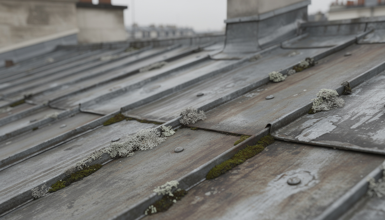 service professionnel de nettoyage de toiture à paris 1er pour redonner éclat et protection aux toits de zinc, avec une vue imprenable sur le louvre.