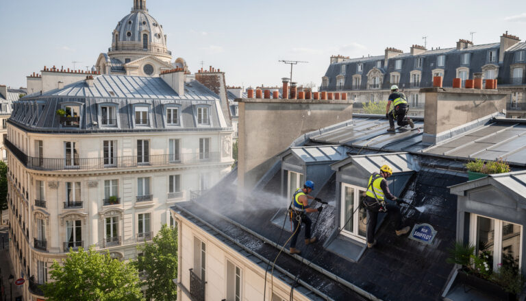 service professionnel de nettoyage de toiture à paris 5e, spécialisé dans l'entretien des immeubles historiques du panthéon à la sorbonne pour assurer leur préservation et leur beauté.