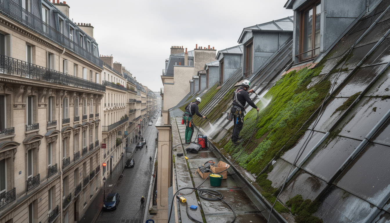 service professionnel de nettoyage de toiture à paris 9e, spécialisé dans l'entretien des copropriétés de la nouvelle athènes pour préserver beauté et durabilité.