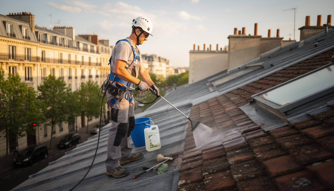 découvrez les techniques efficaces de nettoyage de toiture dans le 12e arrondissement pour préserver l'esthétique et la durabilité de votre toit.