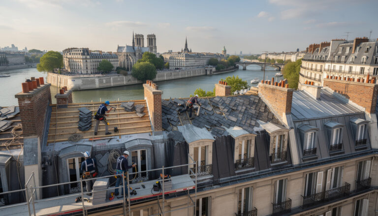 refaire sa toiture à paris 4e : découvrez les meilleures solutions pour restaurer les toitures sur l'île de la cité et dans le marais historique, alliant savoir-faire traditionnel et modernité.