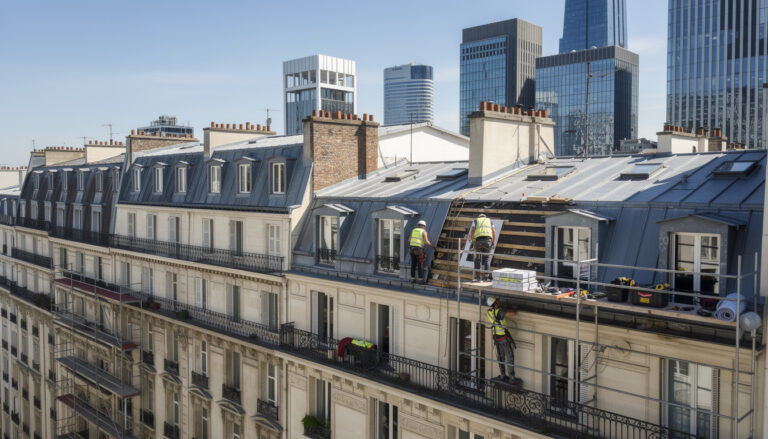 découvrez nos services experts de réfection de toiture dans le 13e arrondissement, alliant savoir-faire traditionnel et techniques modernes pour protéger aussi bien les immeubles anciens que les tours contemporaines.