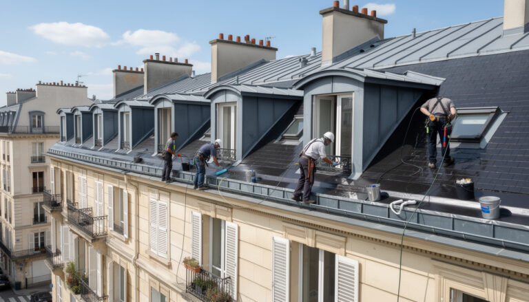protégez discrètement vos immeubles de caractère à montrouge avec notre hydrofuge de toiture efficace et durable, pour une toiture préservée et esthétique toute l'année.