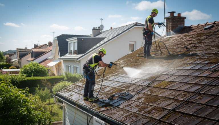 découvrez nos services de nettoyage de toiture à suresnes pour redonner éclat et protection aux maisons du mont-valérien. qualité et savoir-faire au rendez-vous.