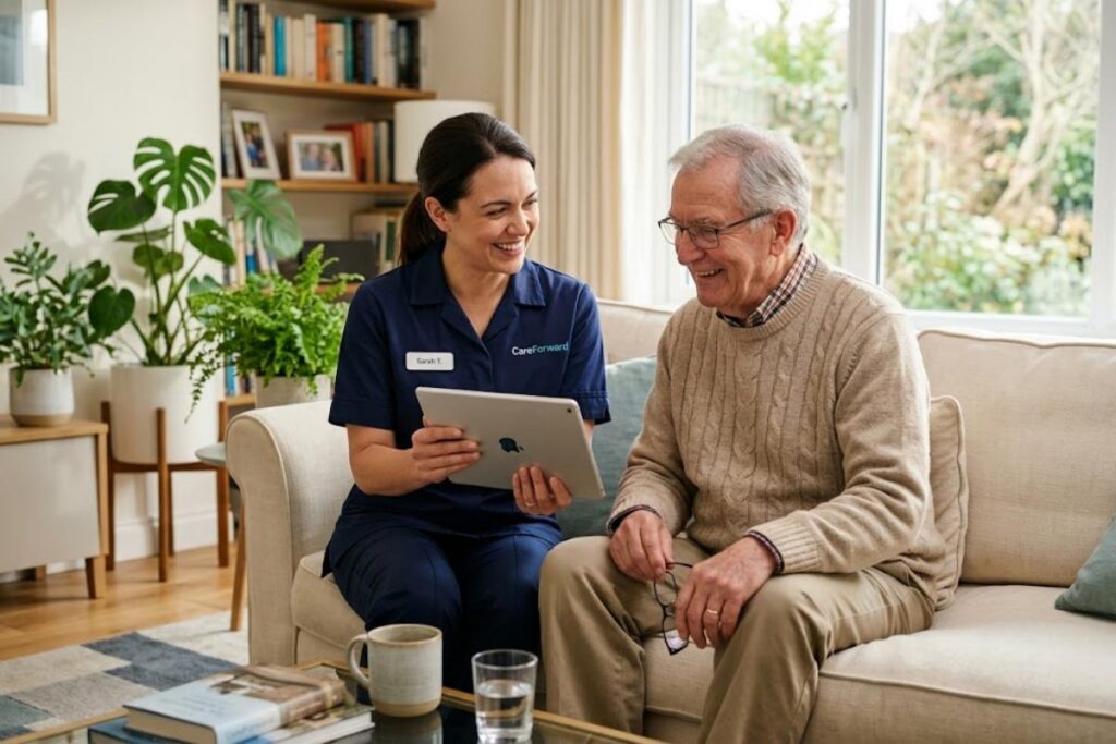 Vérification du service d'assistance pour les mutuelles seniors
