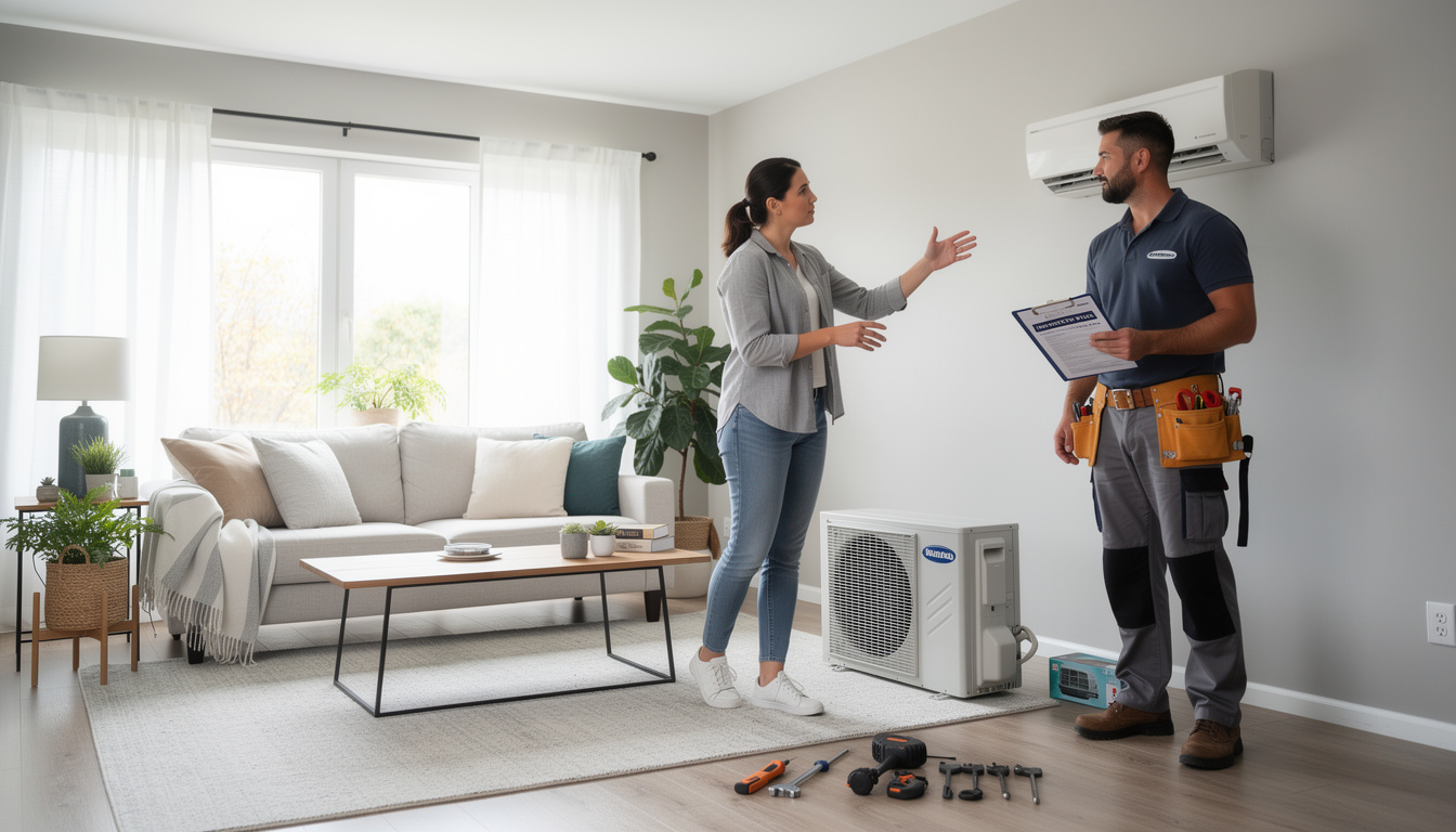 découvrez le prix d'une climatisation réversible adaptée pour un salon de 40m2, conseils d'installation et facteurs influençant le coût.