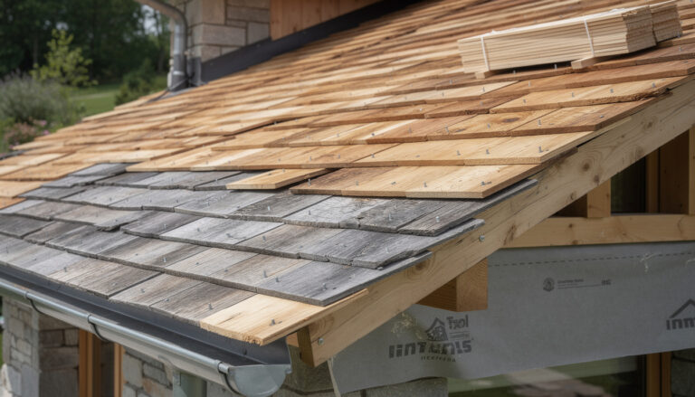 découvrez comment estimer le budget nécessaire pour la rénovation d'une couverture en tavaillons de bois, incluant les coûts des matériaux et de la main-d'œuvre.