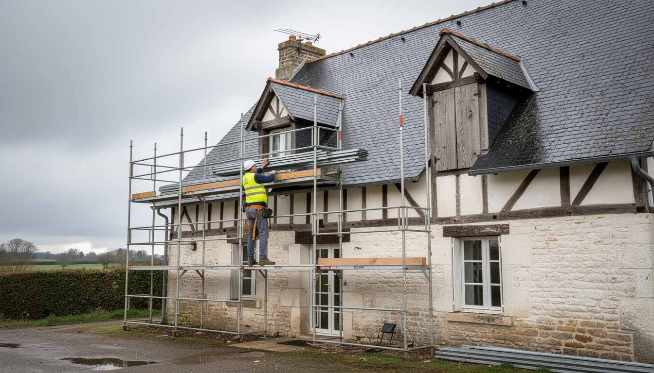découvrez le coût moyen pour rénover une toiture en normandie et obtenez des conseils pour estimer votre budget travaux de rénovation de toiture.