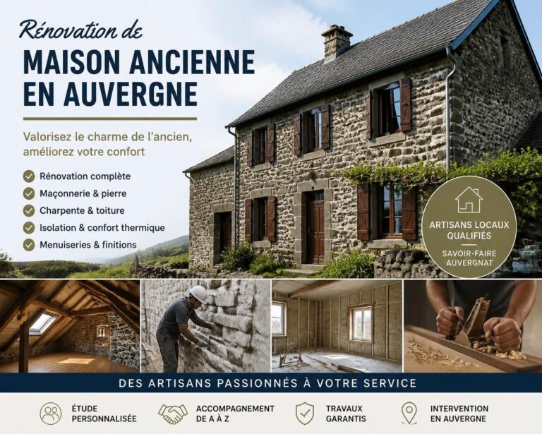 découvrez le budget moyen des travaux pour une maison ancienne en auvergne en 2026 et préparez votre projet de rénovation en toute sérénité.